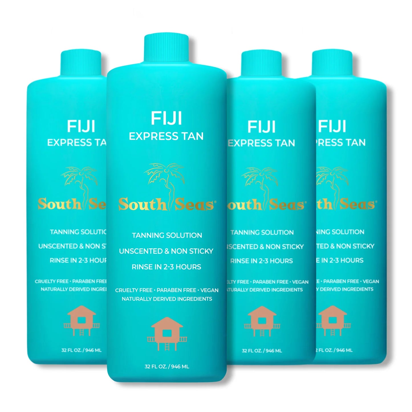 Fiji Express Tan Solution 32 oz. - 4 Pack